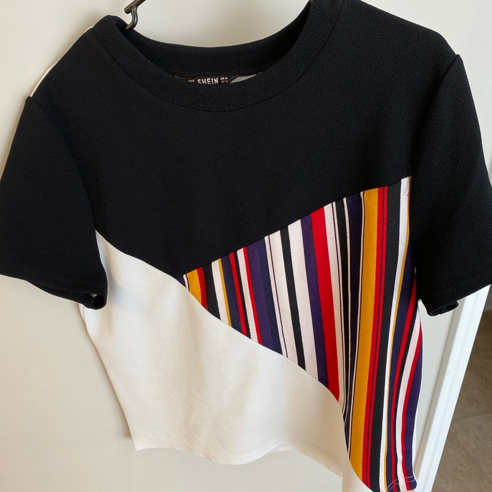 “Slight crop” top